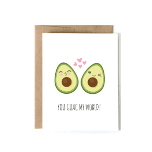avocado greeting card